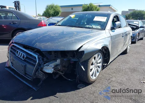 2013 Audi A4 2.0T Premium из США, поврежденный, VIN WAUAFAFL3DN048981